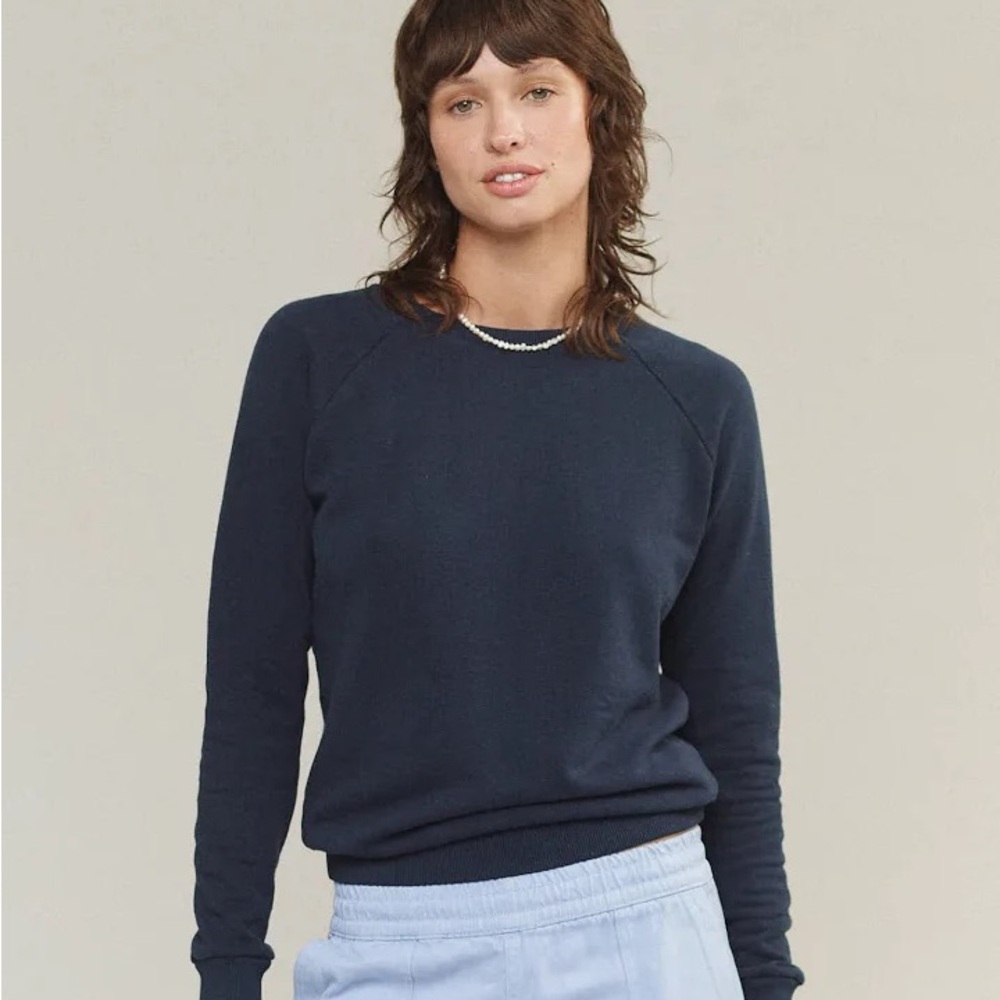 Jungmaven Black Hemp Alpine Raglan Sweatshirt XS